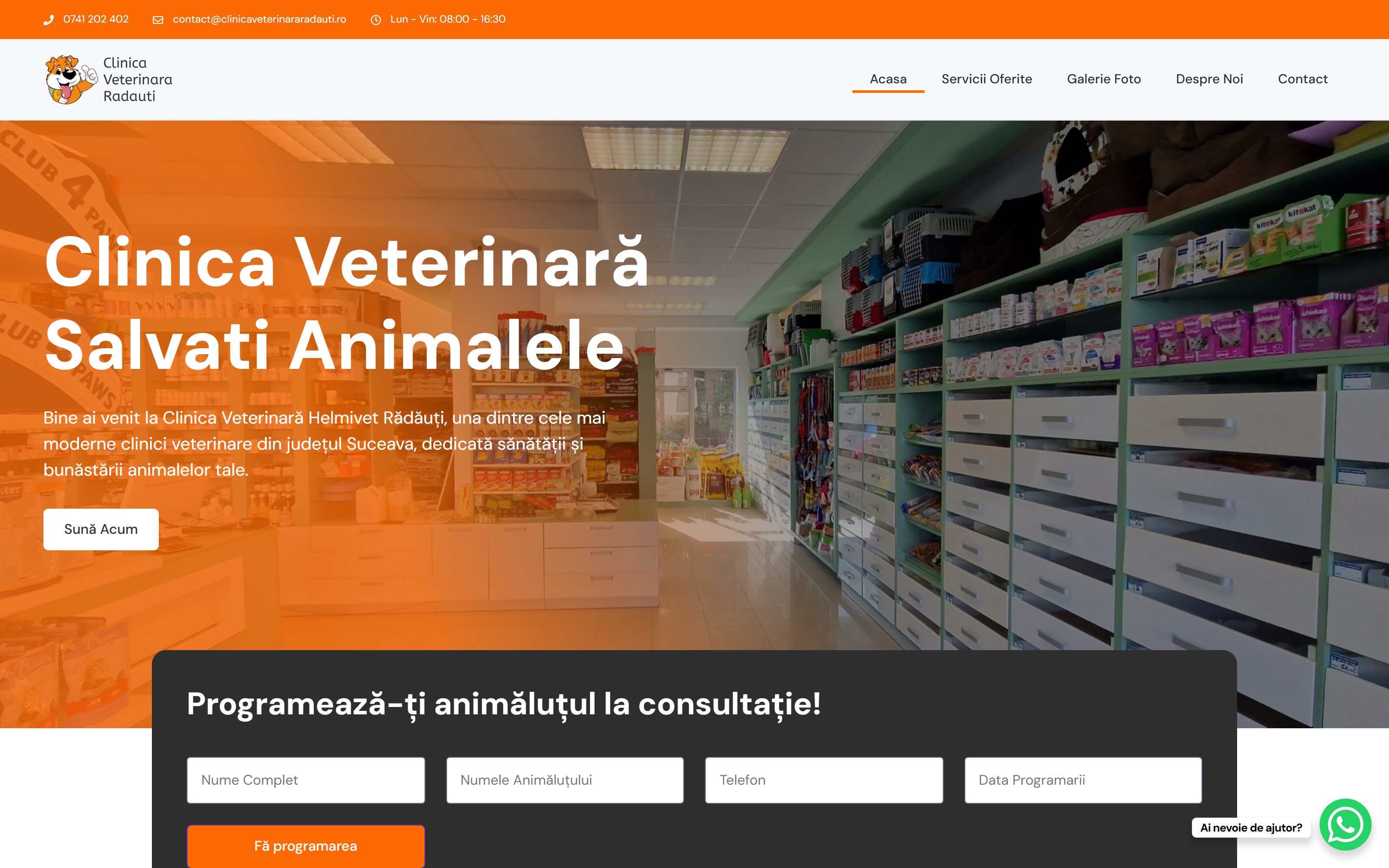 Preview Clinica Veterinară Rădăuți